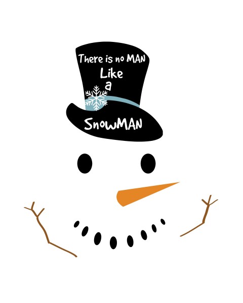 No man like a snowman