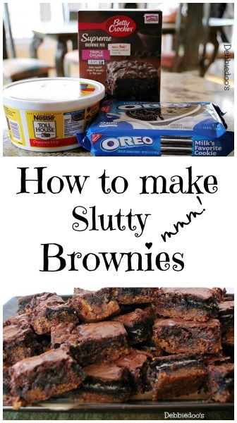 slutty brownies