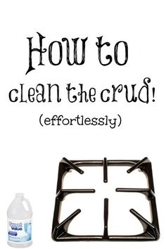 How to clean stove grates