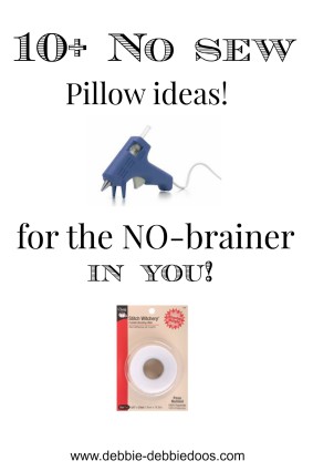 10+ No sew pillow ideas