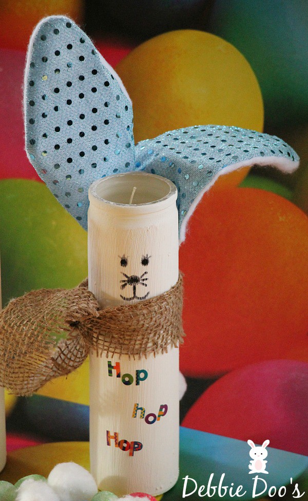 Dollar tree Easter bunny candle 