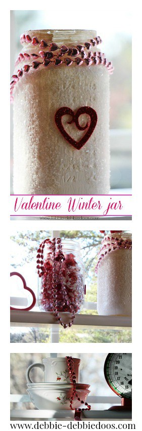 Styling and decorating the kitchen for Valentine's day
