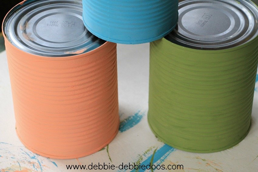 chalky paint on cans