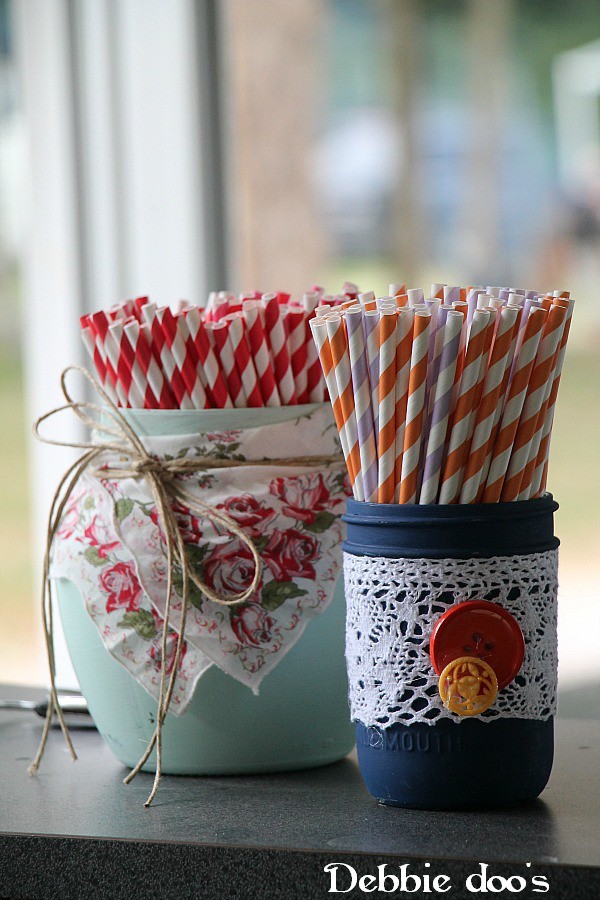 Painting-cans-and-mason-jars-for-a-wedding-