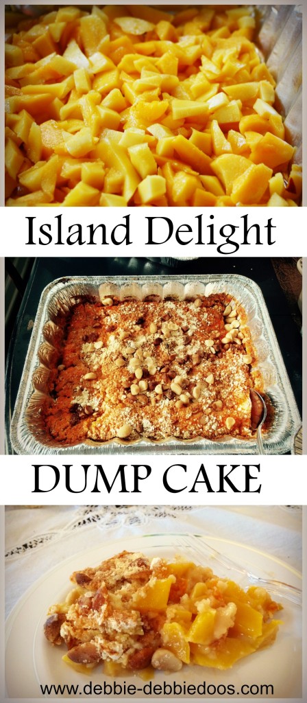 How to make and island delight dump cake