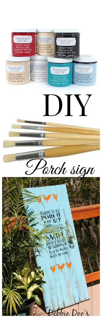 How to make your own porch sign