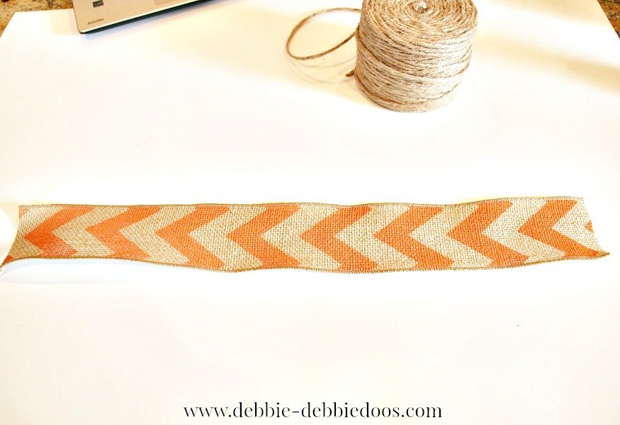 how to make a burlap bow the easy way