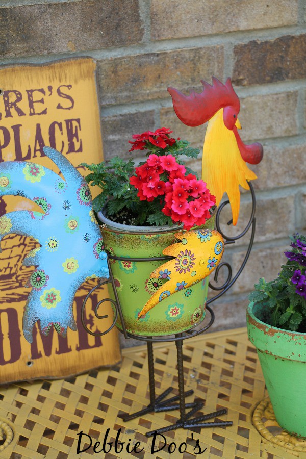 rooster planter from LTD