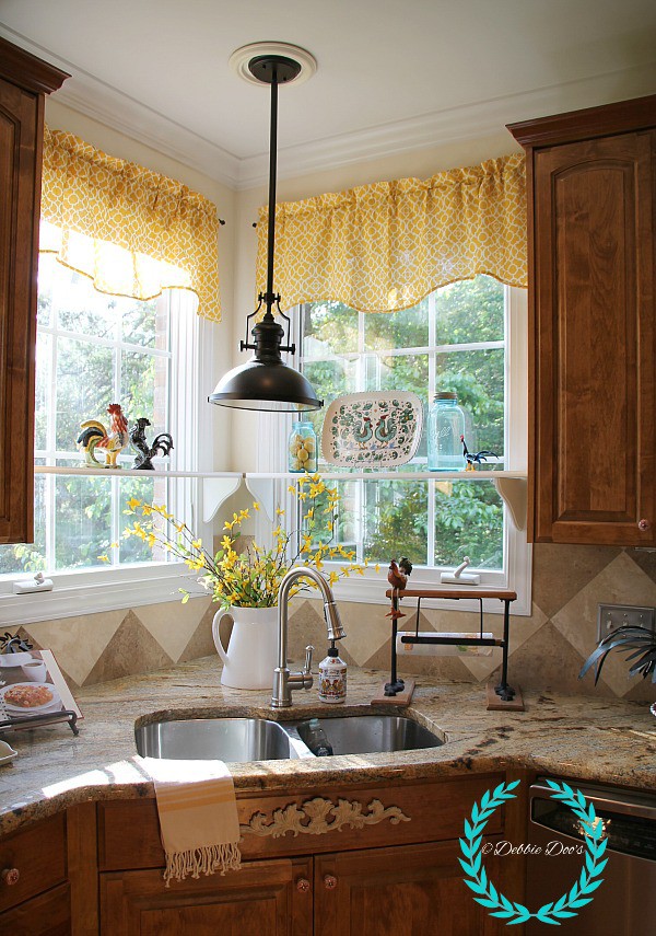 French country summer kitchen tour