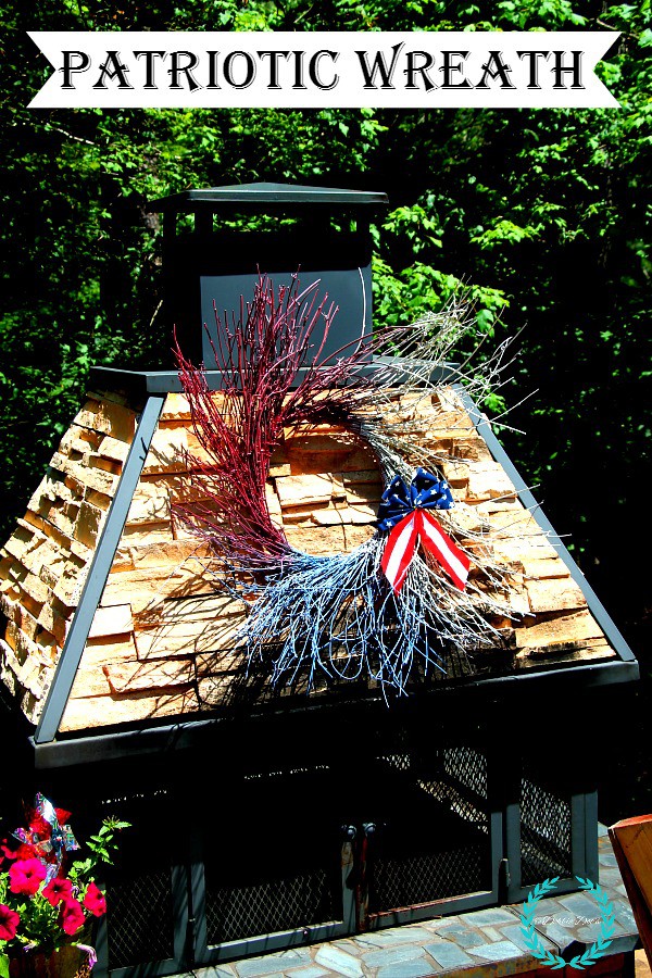 1 wreath 5+ different ways to decorate it per season. Patriotic wreath with spray paint