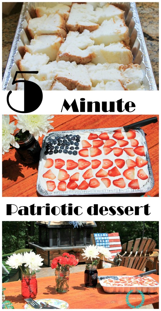 5 minute patriotic dessert