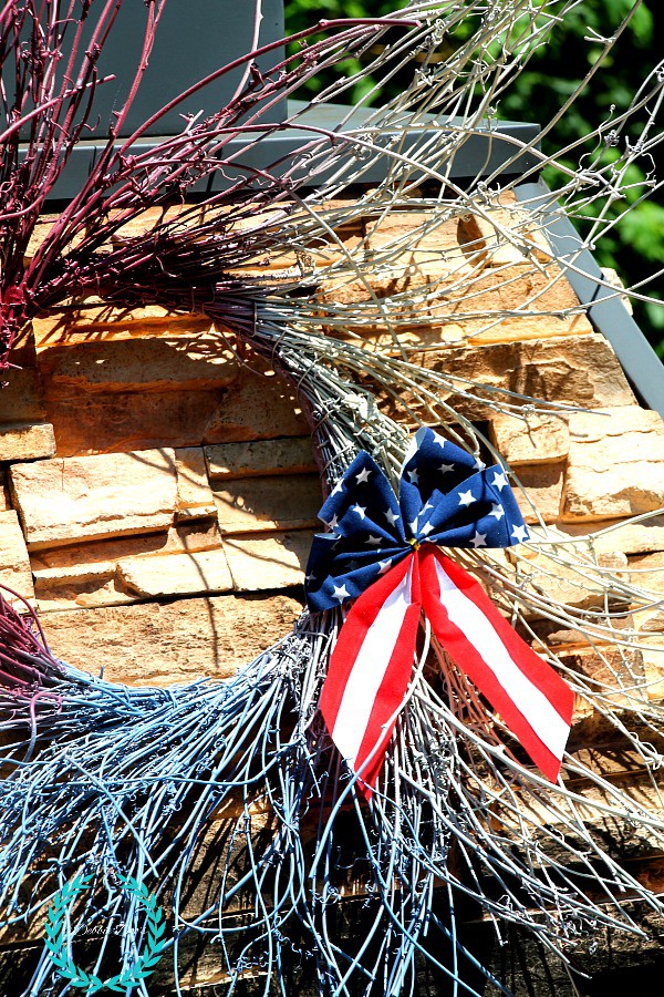 dollar tree patriotic bow