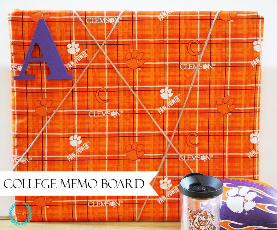 College memo board for keeping organized with your to do list