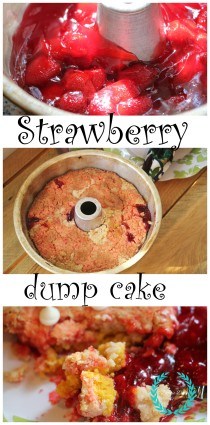 Strawberry dump cake recipe to die for