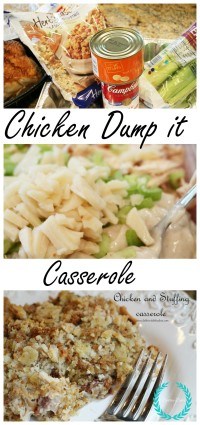 chicken dump it casserole