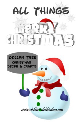 All things Dollar tree Christmas decor and crafts