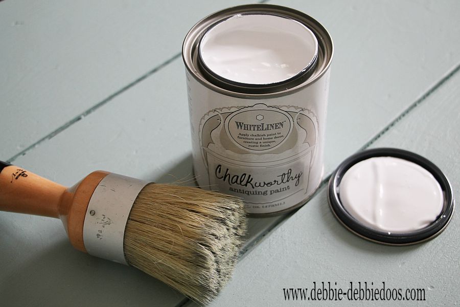 chalkworthy white linen paint