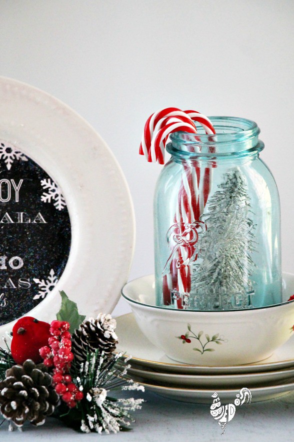 Christmas decorating ideas with Mason jars