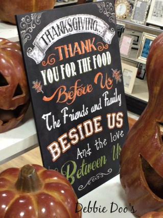 Thanksgiving sign at HomeGoods