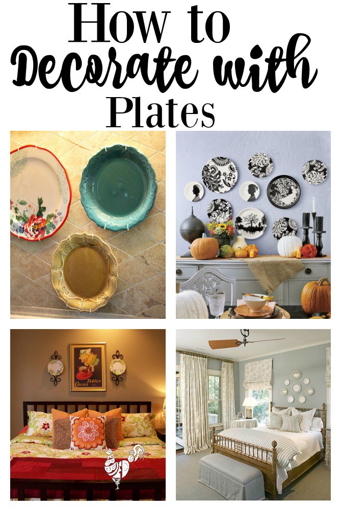 decorating with plates and how to
