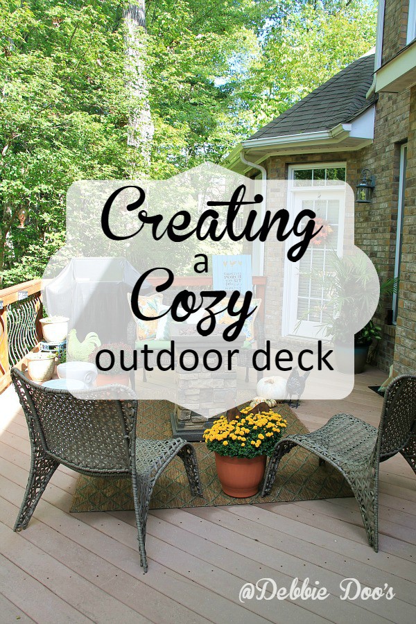 outdoor fall and patio decorating