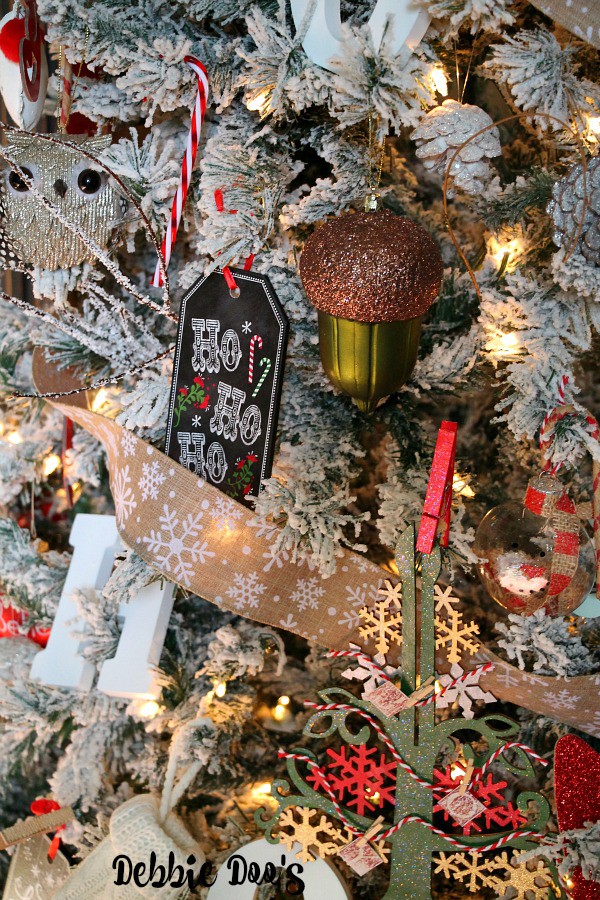 Chalkboard christmas ornaments from Michaels