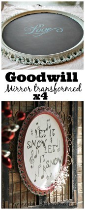Goodwill mirror makeover
