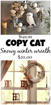 copy cat winter owl wreath