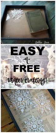 Easy and free winter crafting ideas