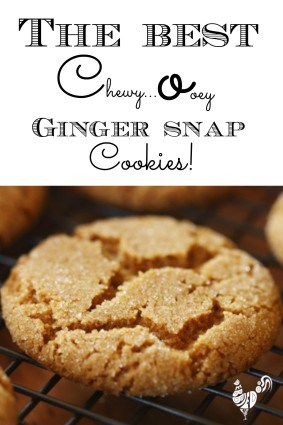 The best chewy, ooey ginger snap cookies in the world! Recipe originally from England. You will never find another one like it.