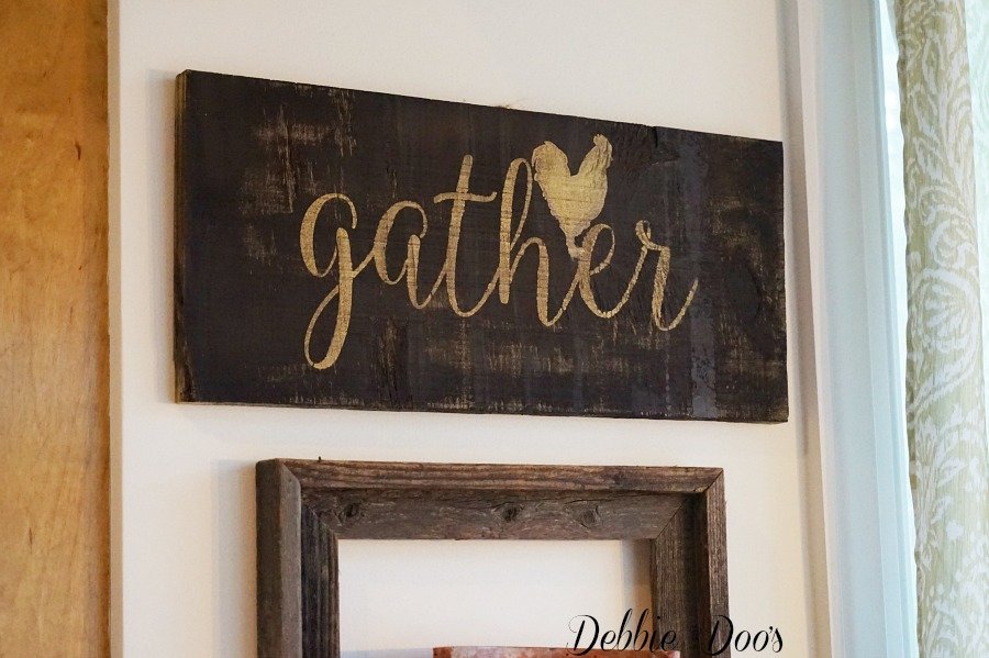 How to make a rustic kitchen sign from scrap wood