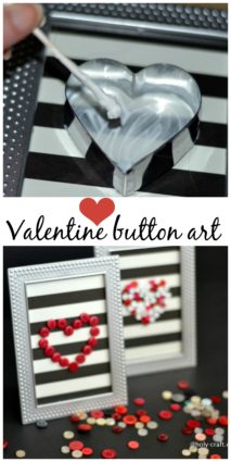 How to make your own Valentine button art for just a dollar or two
