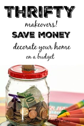 Thrifty makeovers that anyone can do. Save money, and be able to afford to decorate your home