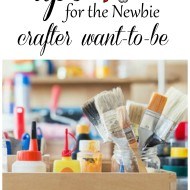 Want to be a little more crafty, but don't know where to start? I share 5+ simple tips and tricks to get you started. No prior skills required.