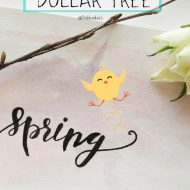 Spring Dollar Tree home decor and craft ideas