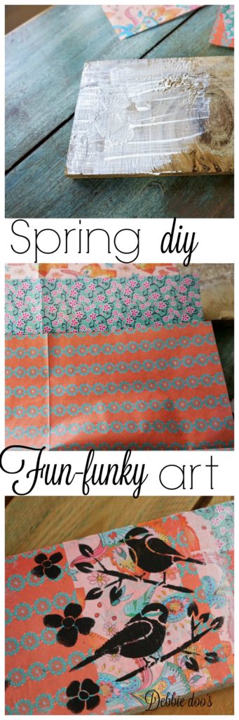 How to make your own funky fun Spring artwook sign