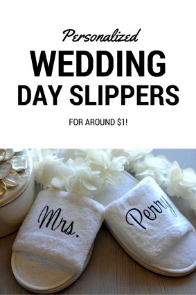 WEDDING DAY SLIPPERS PIN