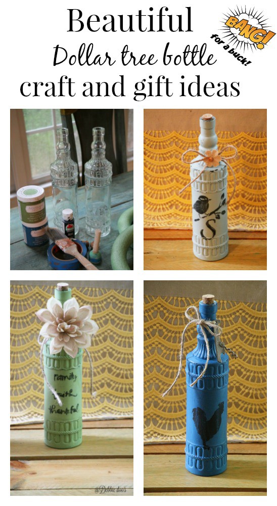 Dollar decorative bottle craft and gift ideas
