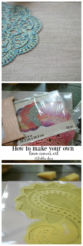How to make your own fun and unque canvas art