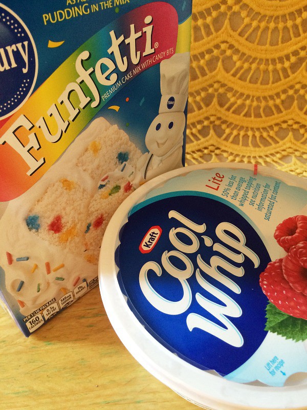 Funfetti cool whip cookies