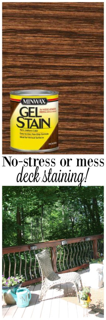 No stress or mess deck staining