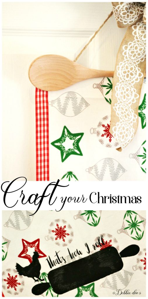 Craft your Christmas. How to make your own wall hanging. Perfect for gifts this year.