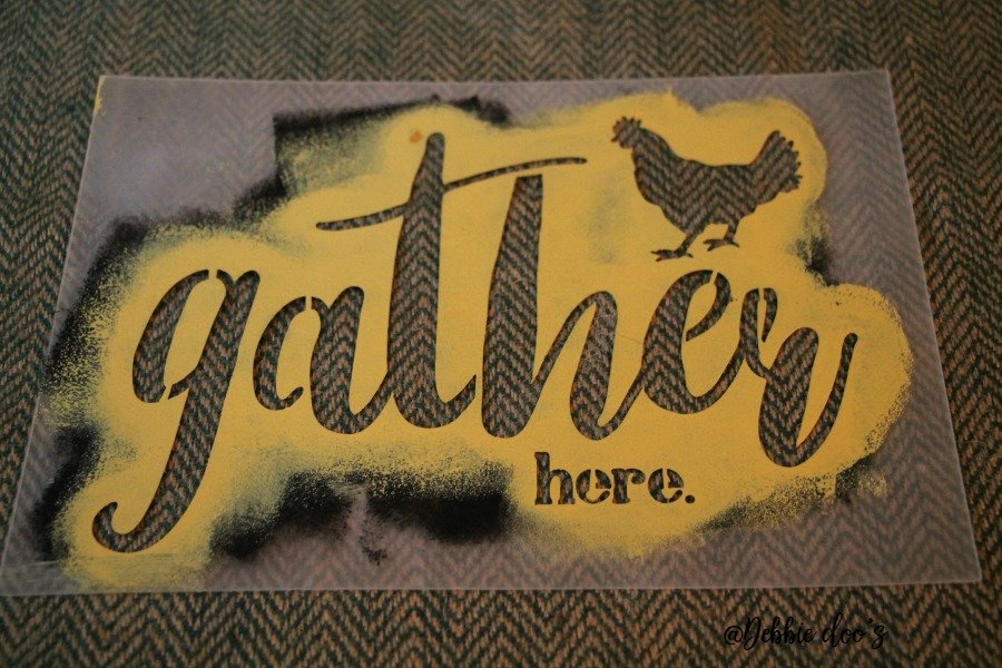 Gather here stencil by Debbiedoo's