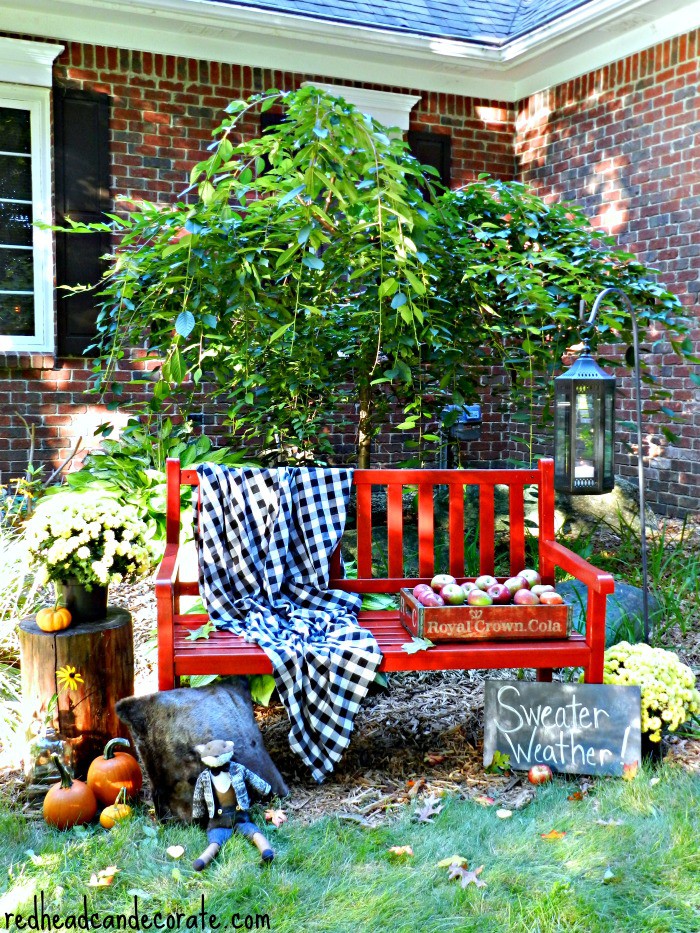 fall-red-bench-idea