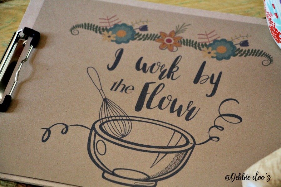 I work by the flour free printable
