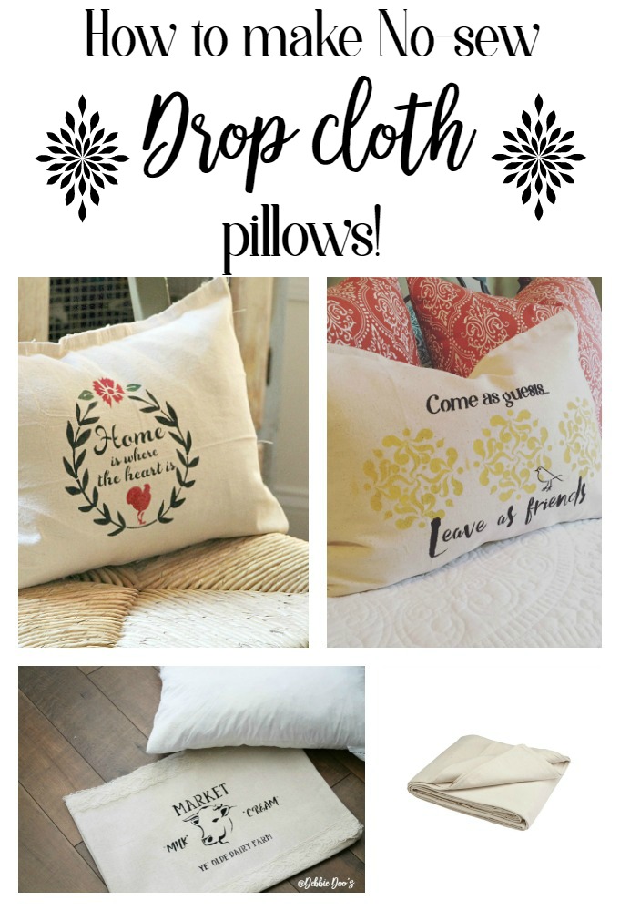 how-to-make-no-sew-drop-cloth-pillows