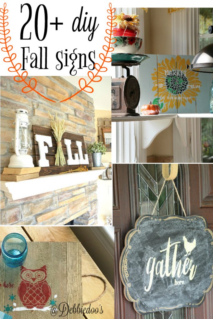 20+ DIY Fall signs you can make today