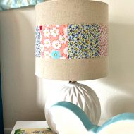 re-cover lampshade