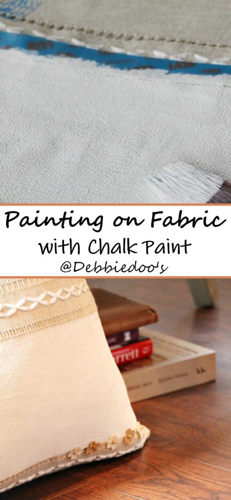 How to paint on fabric chalk paint