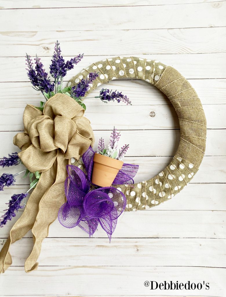 How to make a spring wreath with dollar tree